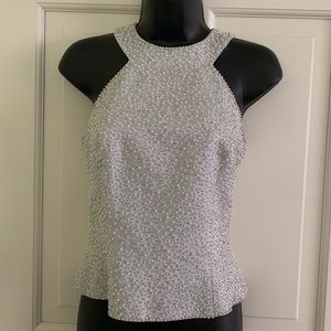 Tie Oleg Cassini Top & Skirt